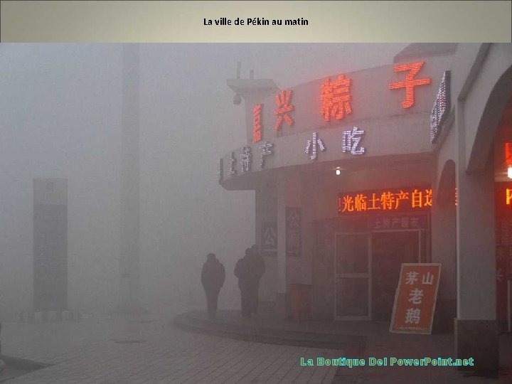 La ville de Pékin au matin La Boutique Del Power. Point. net 