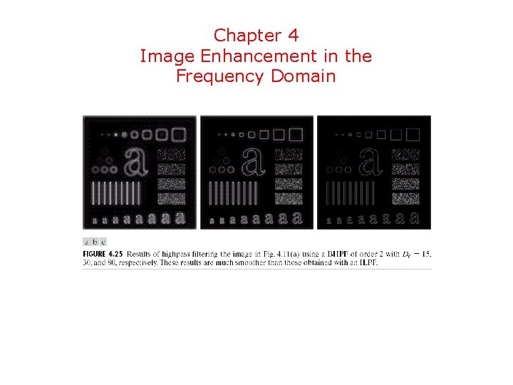 Chapter 4 Image Enhancement in the Frequency Domain 