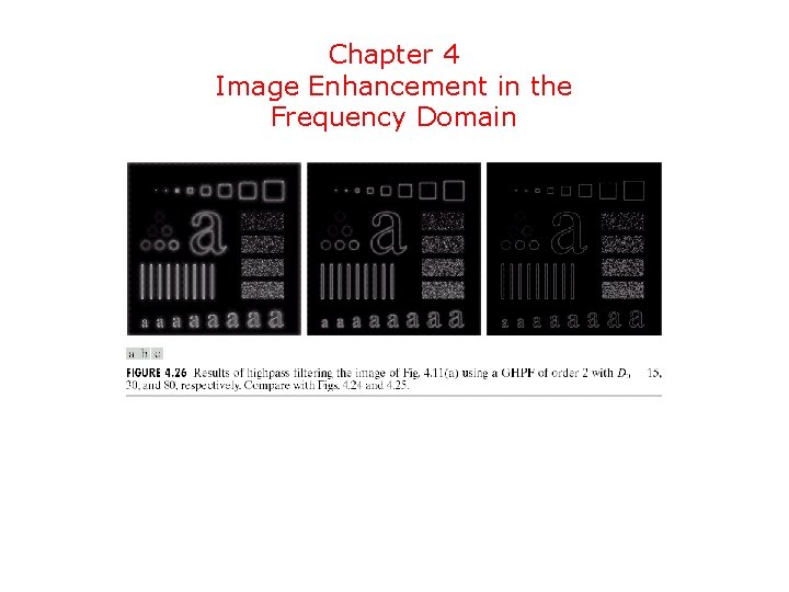 Chapter 4 Image Enhancement in the Frequency Domain 