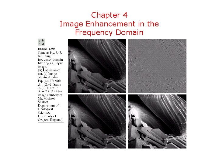 Chapter 4 Image Enhancement in the Frequency Domain 