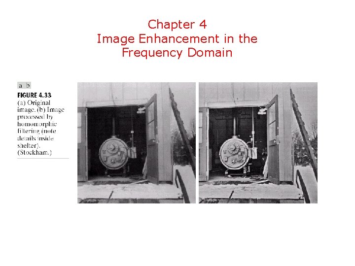 Chapter 4 Image Enhancement in the Frequency Domain 