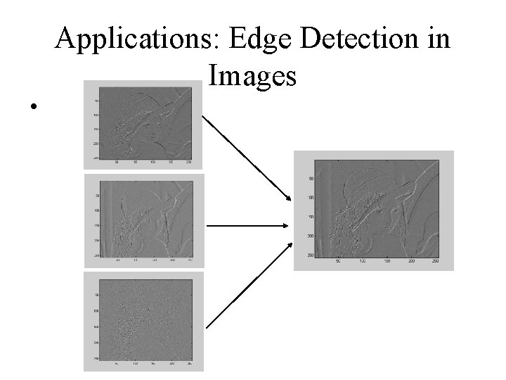 Applications: Edge Detection in Images • 