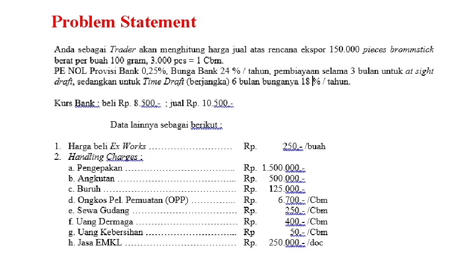 Problem Statement 