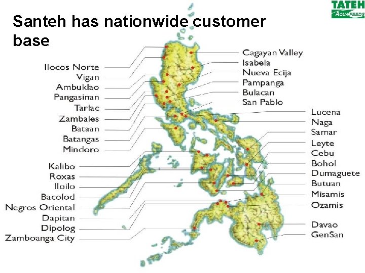 Santeh has nationwide customer base 