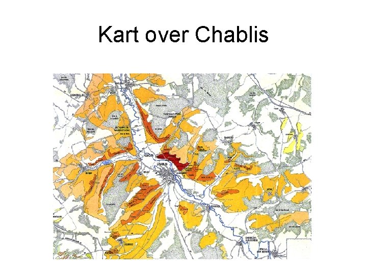 Kart over Chablis 