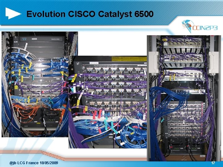 Evolution CISCO Catalyst 6500 @jb LCG France 18/05/2009 17 