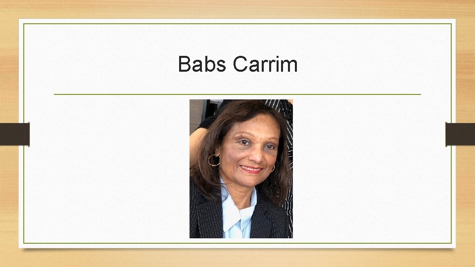 Babs Carrim 