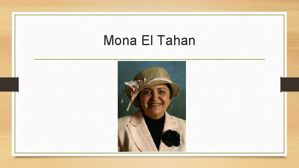 Mona El Tahan 