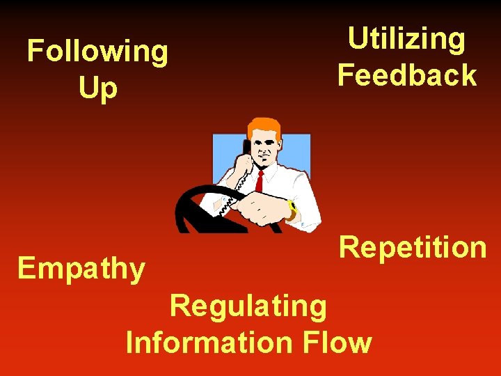 Following Up Empathy Utilizing Feedback Repetition Regulating Information Flow 