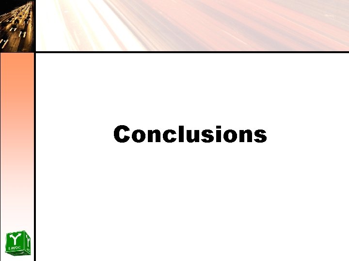 Conclusions 