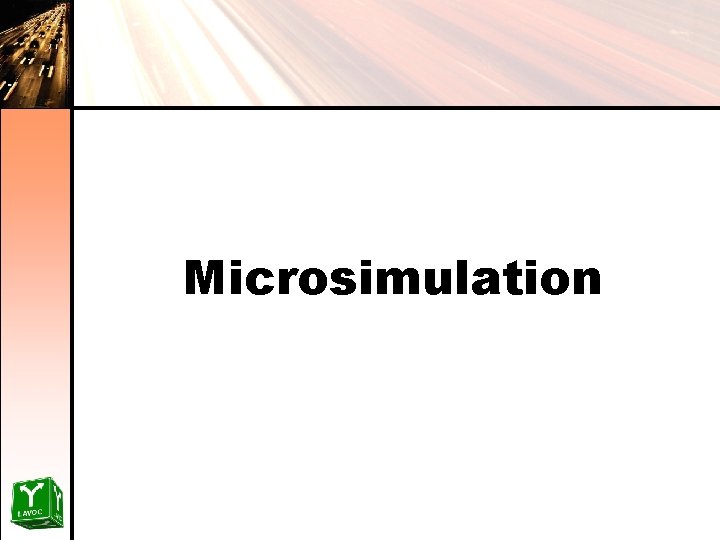 Microsimulation 