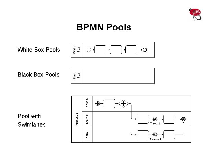 BPMN Pools White Box Pools Black Box Pools Pool with Swimlanes 