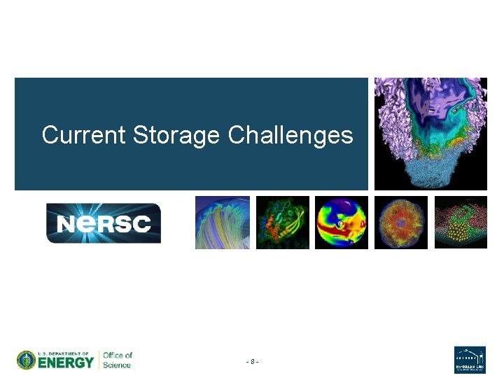 Current Storage Challenges -8 - 