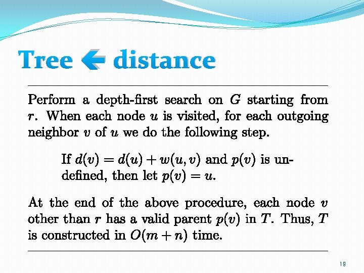 Tree distance 19 