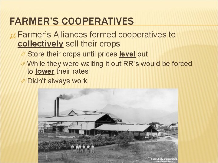 THE RISE OF THE DEBTOR FARMERS IN THE