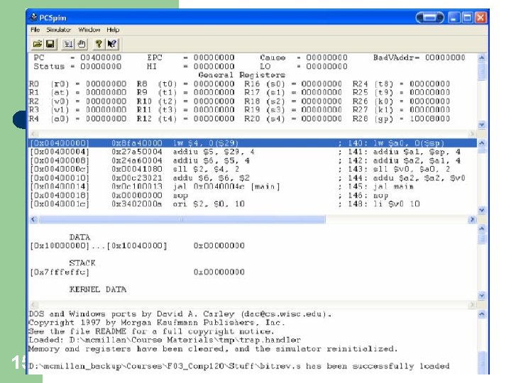 15 19/02/2009 CA&O Lecture 05 by Engr. Umbreen Sabir 