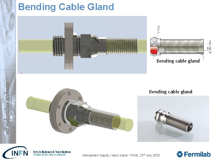 Bending Cable Gland nil volentibus arduum Bending cable gland Alessandro Saputi, Ivano Sarra -