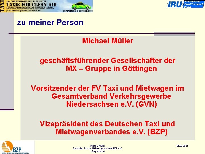 zu meiner Person Michael Müller geschäftsführender Gesellschafter der MX – Gruppe in Göttingen Vorsitzender