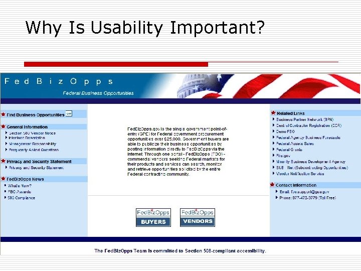 Why Is Usability Important? 