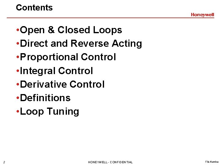 PID Control Loops Guy Zebrick Contents Open Closed