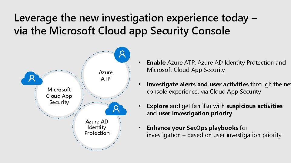 Leverage the new investigation experience today – via the Microsoft Cloud app Security Console