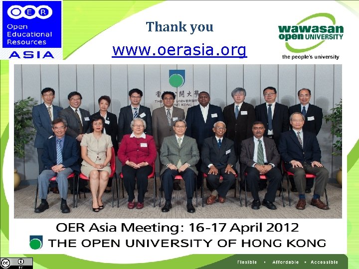 Thank you www. oerasia. org 