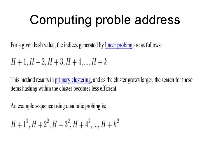 Computing proble address 