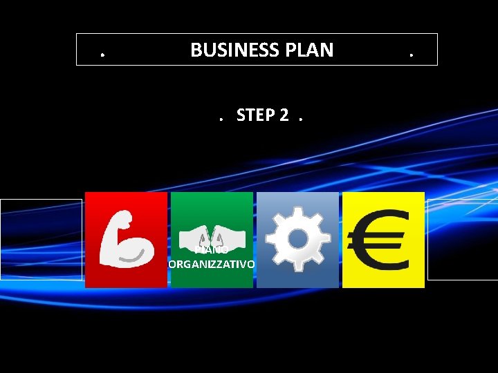 . BUSINESS PLAN. STEP 2. PIANO ORGANIZZATIVO . 