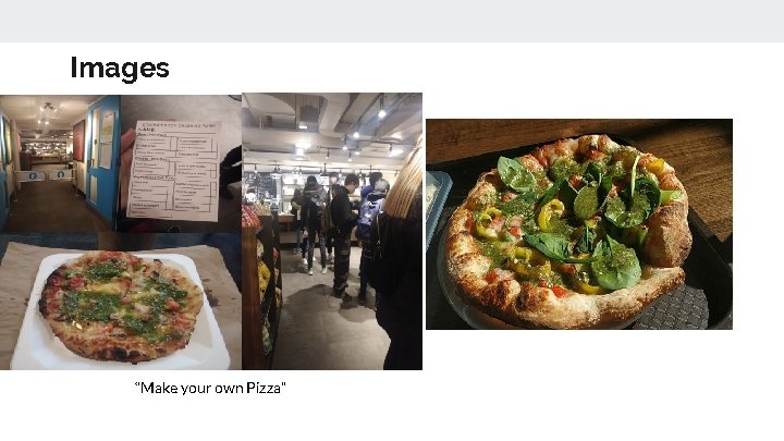 Images “Make your own Pizza” 