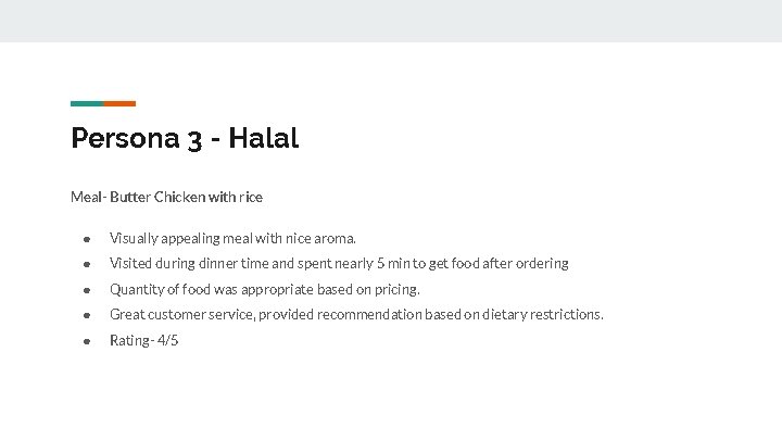 Persona 3 - Halal Meal- Butter Chicken with rice ● Visually appealing meal with