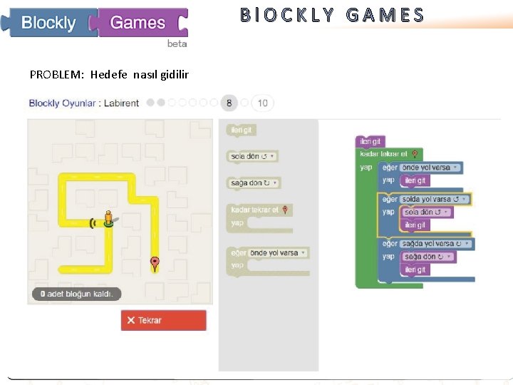 Bl. OCKLY GAMES PROBLEM: Hedefe nasıl gidilir 
