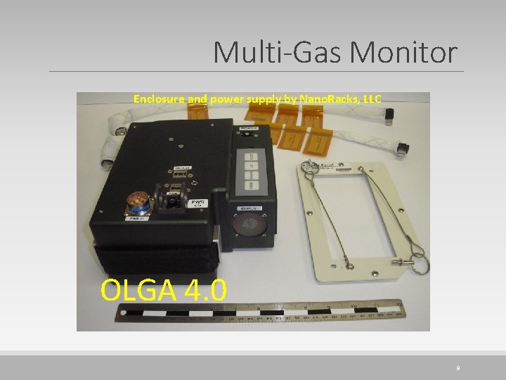 Multi-Gas Monitor Enclosure and power supply by Nano. Racks, LLC OLGA 4. 0 9