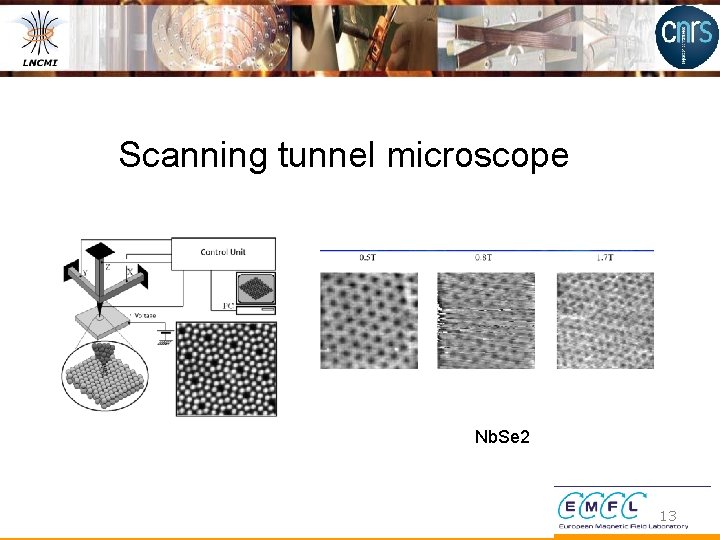 Scanning tunnel microscope Nb. Se 2 13 