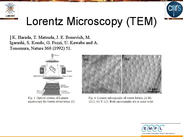 Lorentz Microscopy (TEM) ] K. Harada, T. Matsuda, J. E. Bonevich, M. Igarashi, S.