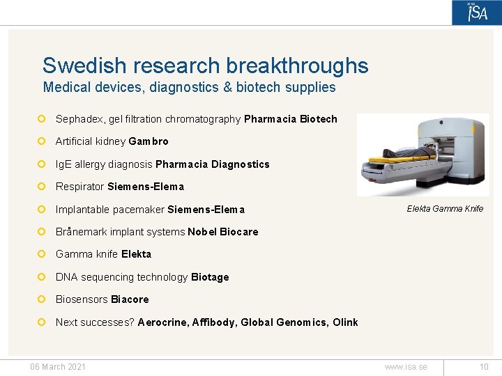 Swedish research breakthroughs Medical devices, diagnostics & biotech supplies ¡ Sephadex, gel filtration chromatography
