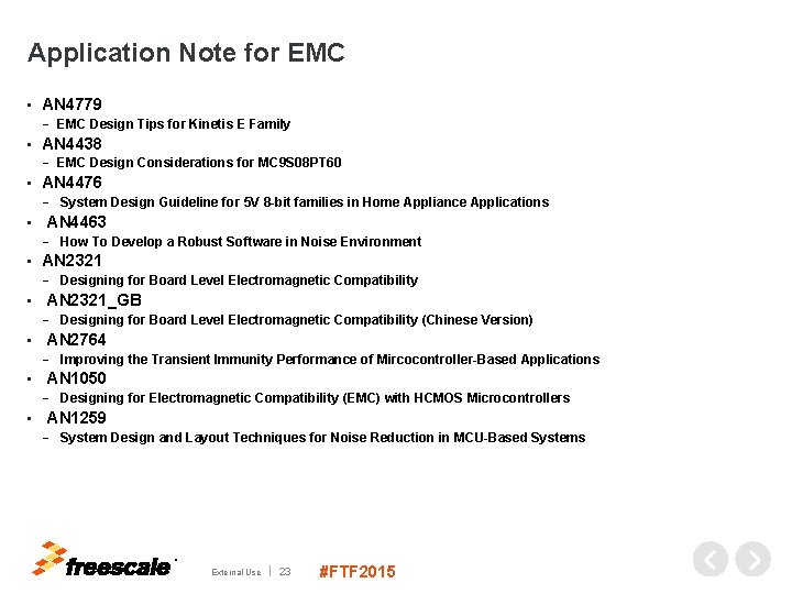 Application Note for EMC • AN 4779 − EMC Design Tips for Kinetis E