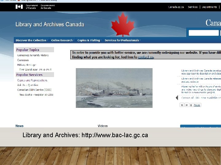 Library and Archives: http: //www. bac-lac. gc. ca 