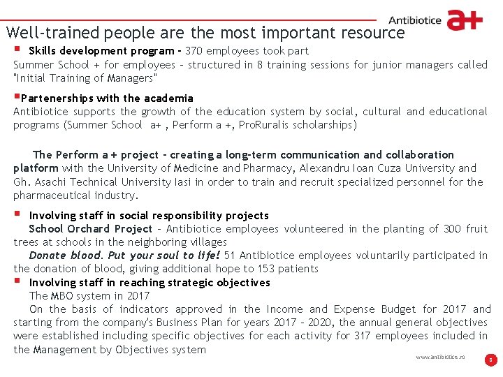 Well-trained people are the most important resource Write it here development program - 370