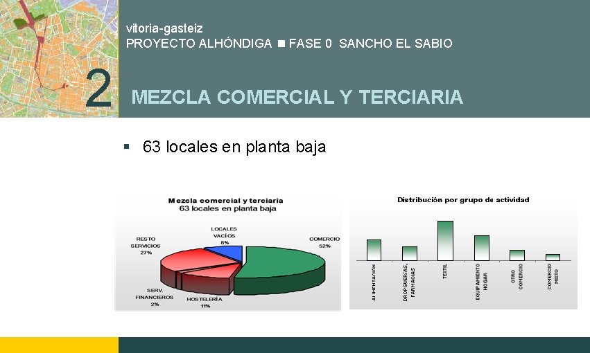 vitoria-gasteiz PROYECTO ALHÓNDIGA FASE 0 SANCHO EL SABIO 2 MEZCLA COMERCIAL Y TERCIARIA §