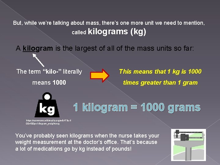 But, while we’re talking about mass, there’s one more unit we need to mention,