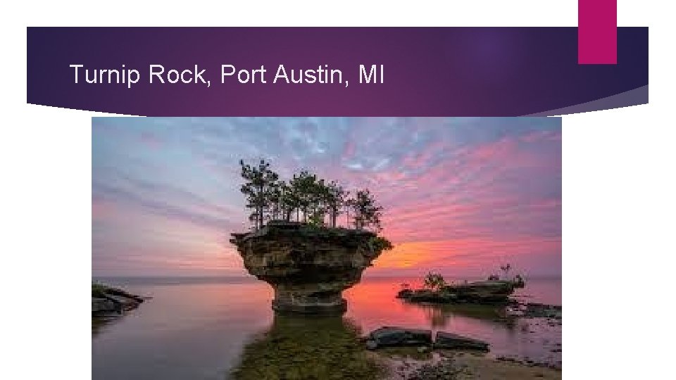 Turnip Rock, Port Austin, MI 