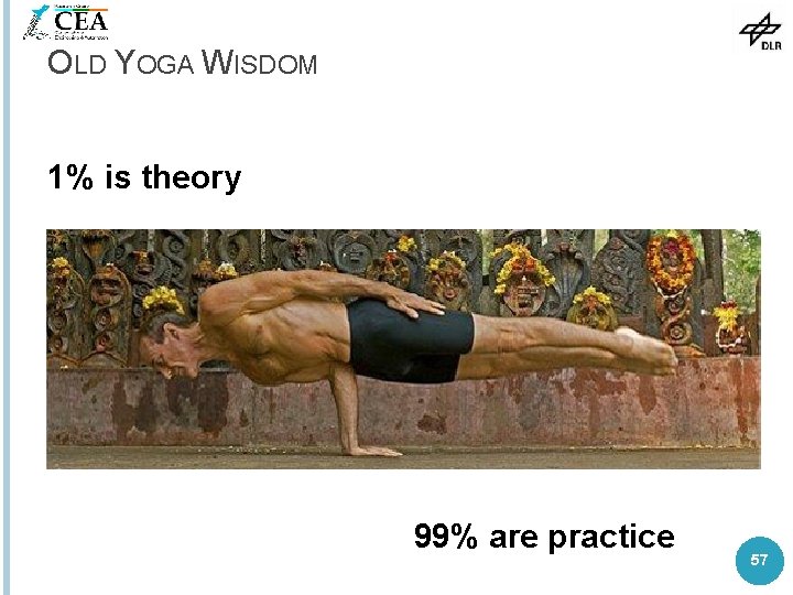 OLD YOGA WISDOM 1% is theory 99% are practice 57 