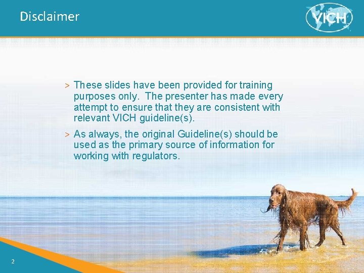 Disclaimer > These slides have been provided for training purposes only. The presenter has Disclaimer > These slides have been provided for training purposes only. The presenter has