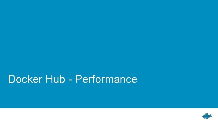 Docker Hub - Performance 
