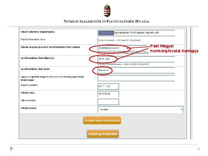 Pest Megyei Kormányhivatal honlapja 12 Pest Megyei Kormányhivatal honlapja 12