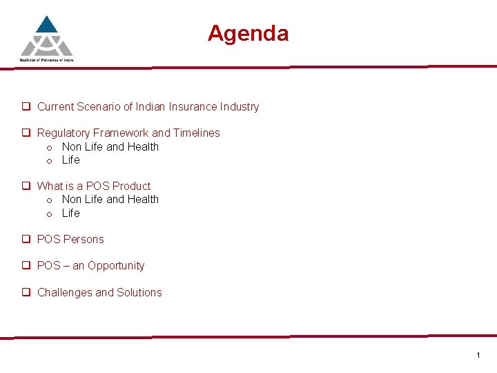 Agenda Cyber risk and Terrorism risk Challenges in pricing q Current Scenario of Indian