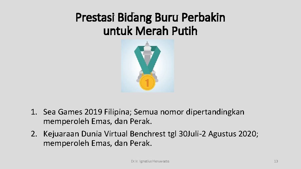 Prestasi Bidang Buru Perbakin untuk Merah Putih 1. Sea Games 2019 Filipina; Semua nomor