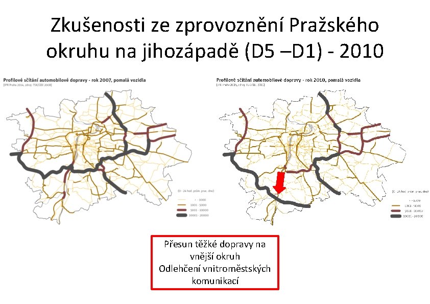 Zkušenosti ze zprovoznění Pražského okruhu na jihozápadě (D 5 –D 1) - 2010 Přesun