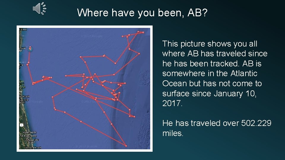 Where have you been, AB? This picture shows you all where AB has traveled