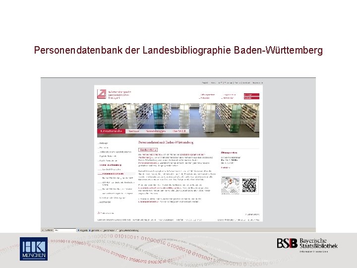Personendatenbank der Landesbibliographie Baden-Württemberg 